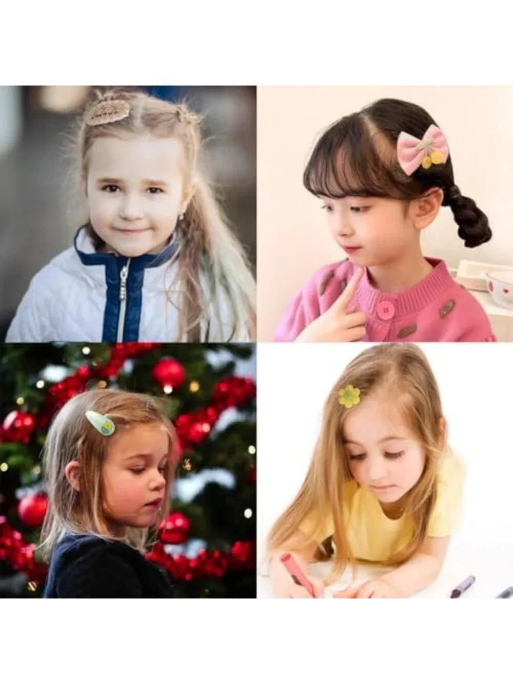Cute Hair Clips Bundle - 68 Pcs No Slip Assorted Barrettes for Girls & Teens
